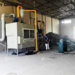 Dubai customer Aluminum-plastic recycling line work site