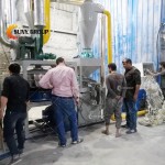 Egypt customer Aluminum-plastic recycling line work site