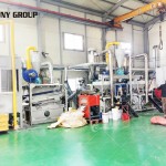 Korea customer cable wire recycling machine work site