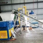 Malaysia customer cable wire recycling machine work site