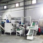 Taiwan customer Cable Wire Recycling Machine work site